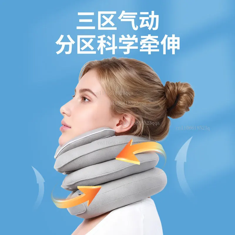 

Ретрактор шейного отдела, медицинский надувной шейный бандаж, защита шеи, коррекция заболеваний шеи, домашнее лечение, растягивание заболеваний шеи