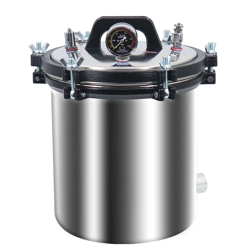 

High-Temperature Autoclave Sterilizer Portable 24L Class B Laboratory Sterilizer for Small-Scale Lab Supplies