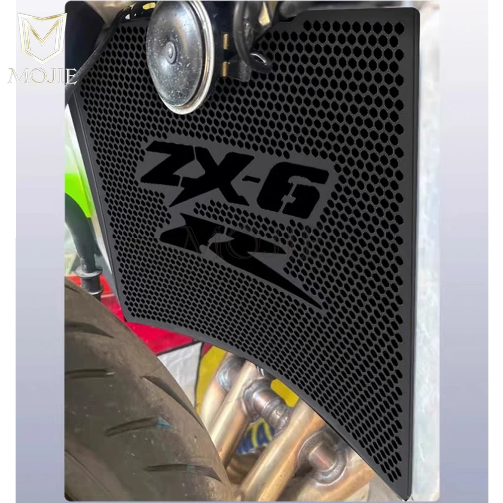 Motorcycle Radiator Grille Guard Protector Covers Parts For Kawasaki Ninja ZX6R 636 NINJA ZX636 ZX-6R ZX-6RR ZX 6R 6RR 2003-2004
