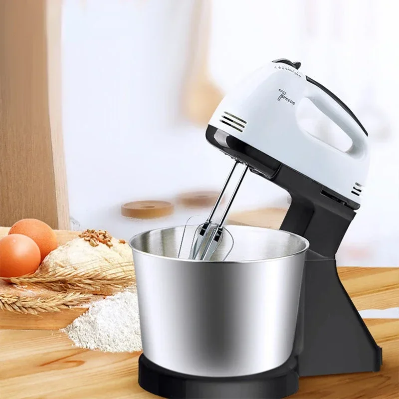 110V/220V Stand Food Mixers Kitchen Electric Food Blender Desktop Egg Whisk Cream Cake Dough Kneader Milk Frother Food Processor