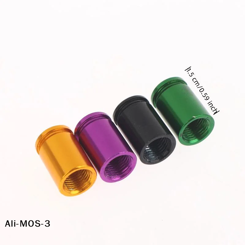 【S】4Pcs Bullet Shell Tire Valve Stem Caps Aluminum Alloy Car Air Stem Cap For Cars SUV Trucks Bikes Motorcycles Bicycles