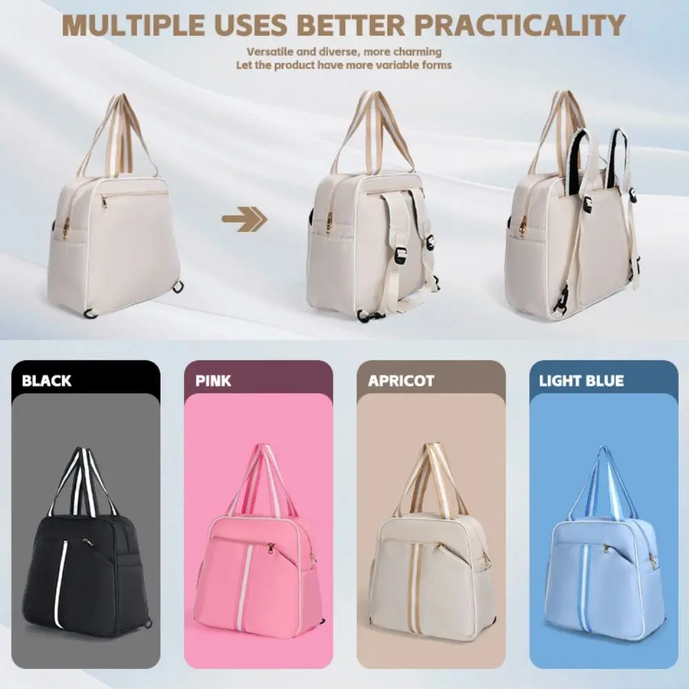 حقيبة كتف مضرب كرة البيسبول من النايلون مع حجرة للأحذية، حقيبة ظهر ذات سعة كبيرة، حزام قابل للتعديل مقاوم للماء