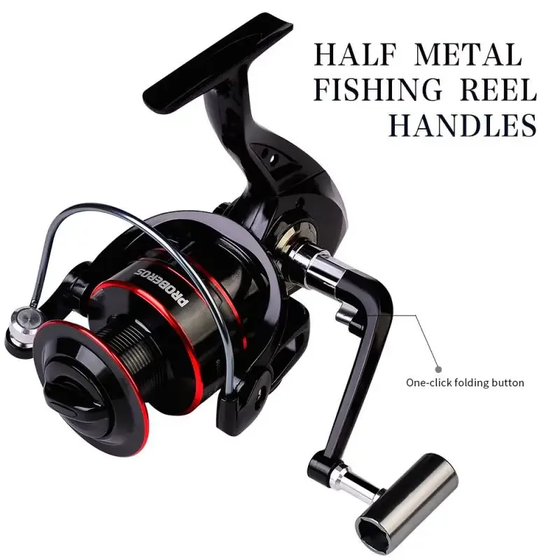 

PRBBEROS 2021 New 500-7000 No Gaps 15kg Max Drag 5.2:1 Spinning Metal Rocker Fishing Reel Carp High-quality 15kg Drag Force