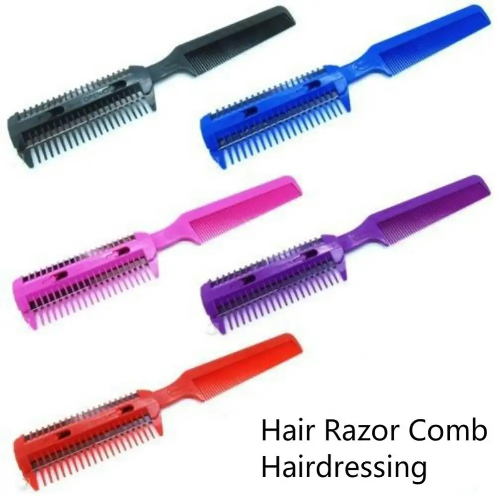 20cm Hair Razor Comb Hairdressing Thinning Trimmer Home Professional Styling Tool Sharp Barber Razor Beard Hair Razors Cut Hair