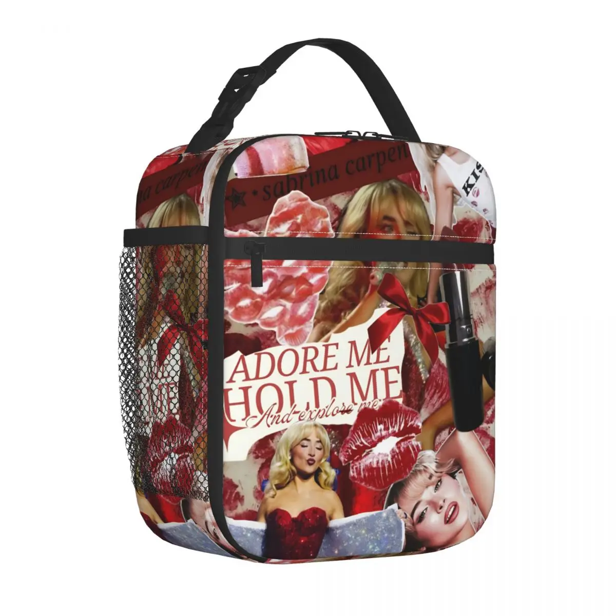 حقيبة غداء معزولة حراريًا من سابرينا كاربنتر للسفر، حقيبة طعام محمولة، صندوق طعام حراري مبرد #1