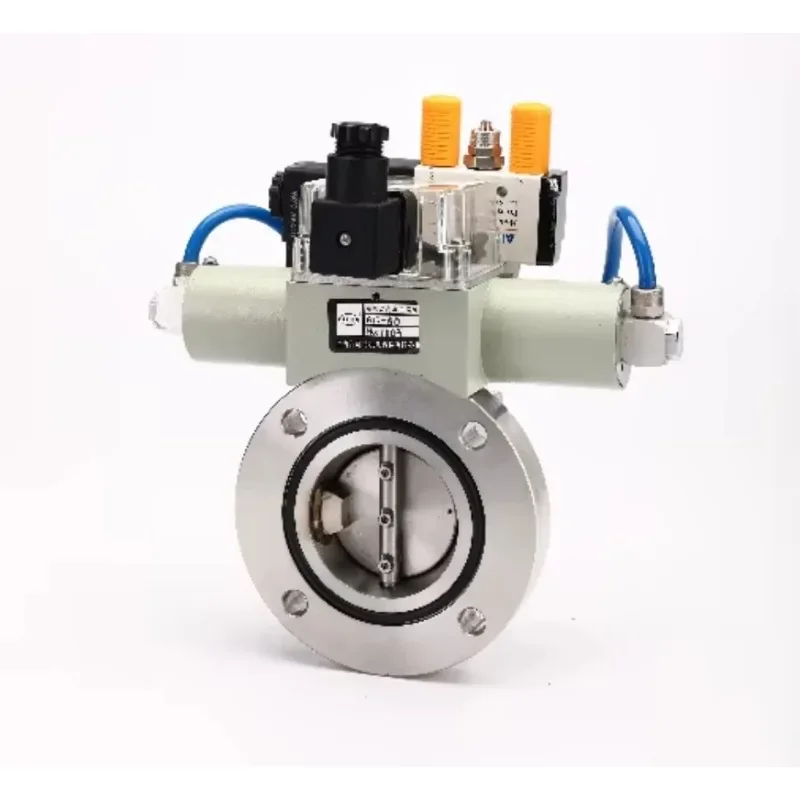 ISO-F Stainless Steel Manual/Electric-Pneumatic  Butterfly Camper Vacuum Valve DN40-DN160