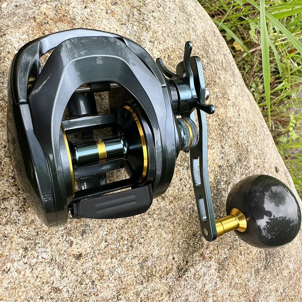 

Ultra-Light Baitcasting Fishing Reel Seawater Resistant 6.4:1 265g MAX Drag Power 33LB Long Casting Funnel Shaped SIC Guide Ring