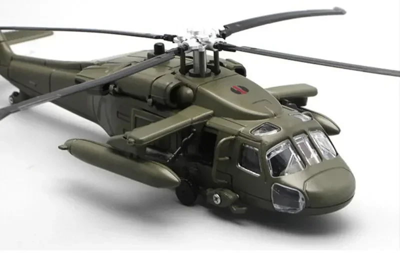 Classic Electronic Sound & Light Hawk military helicopter air force airplane plane Alloy model Military Fan collection model toy