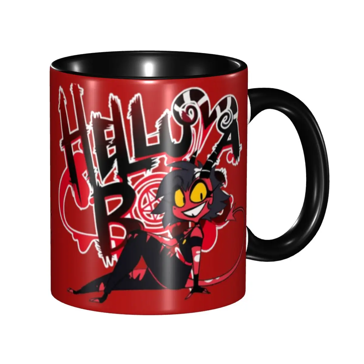 

Customized Anime Animated Movies Helluva Boss Millie Coffee Mug DIY Ceramic Milk Tea Cups