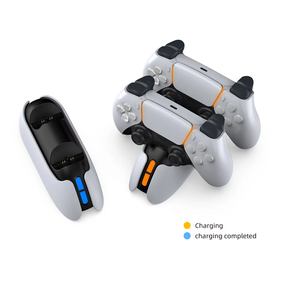 OIVO Dual Controller Charger Dock for PS5 Wireless Controller Station Fast Charging Dock with Indicators for PS5 Gamepad