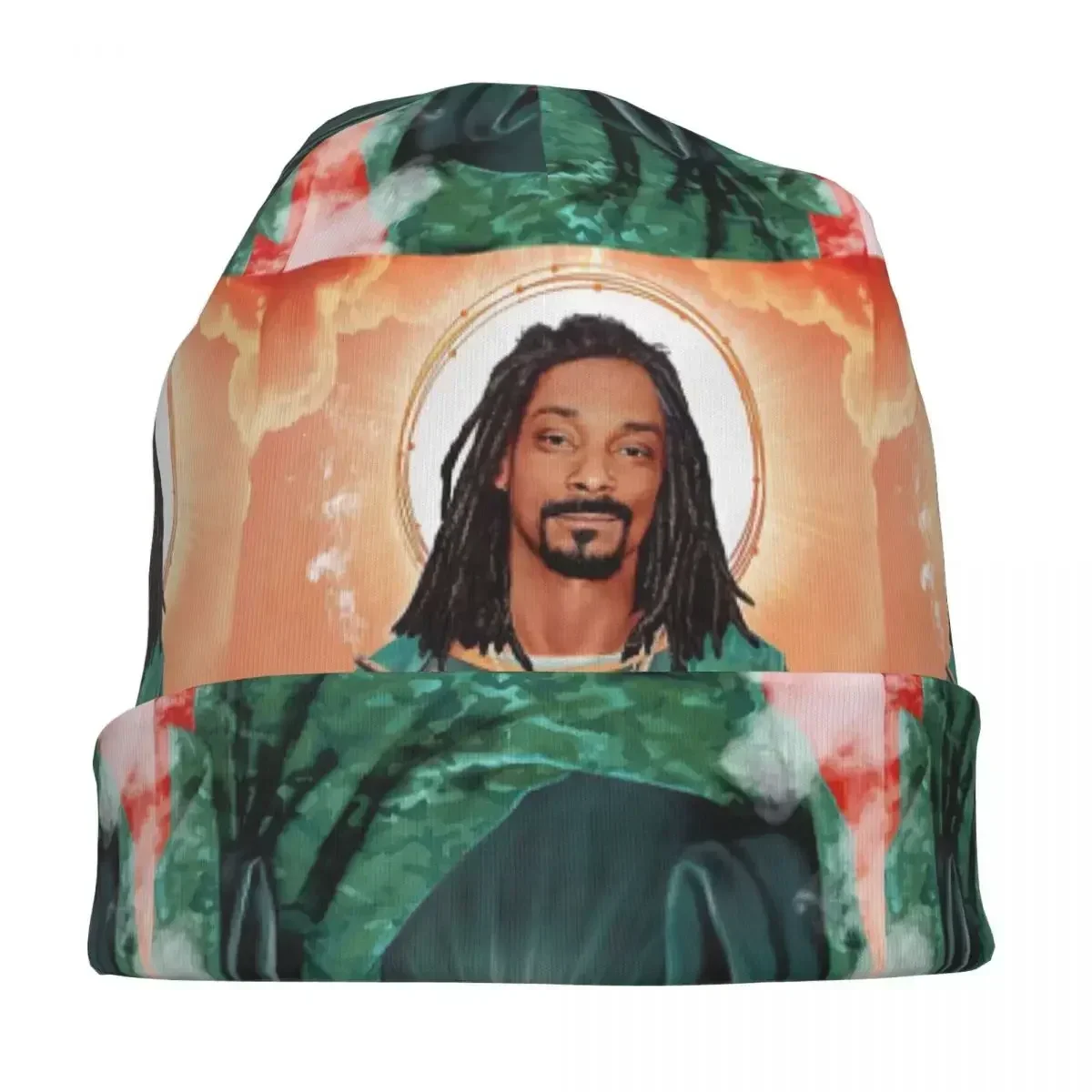 Snoop Dogg Goes Jesus Men Women Adult Beanies Caps Knitting Bonnet Hat Warm Fashion Autumn Winter Outdoor Skullies Hats