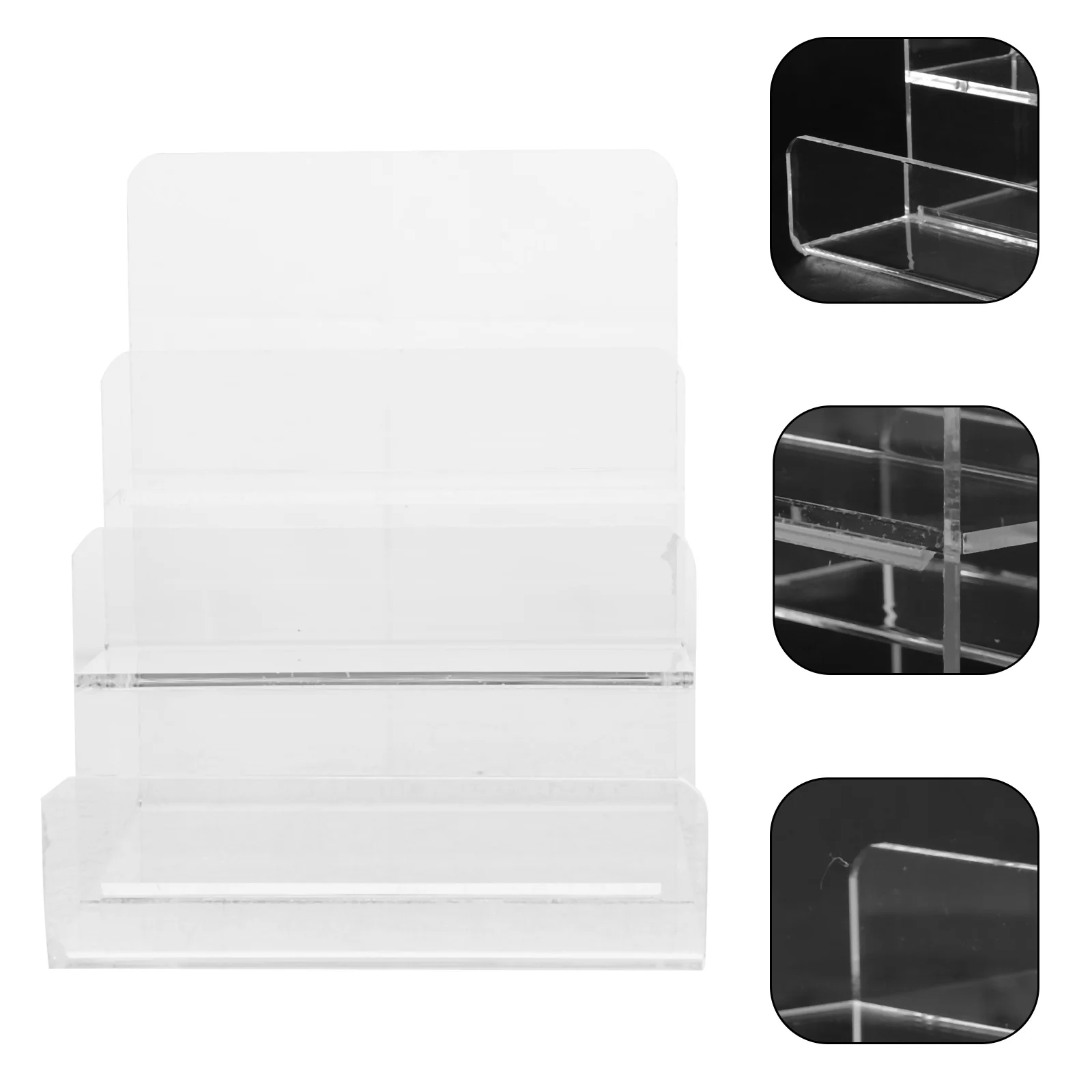 

Multi Layer Acrylic Storage Rack Transparent Display Stand Wallet Holder Jewelry Organizer Glasses Purse Display Shelf