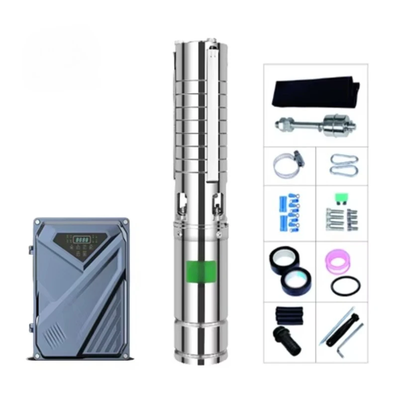 

3000w 300m Head ACDC Hybrid Solar Water Pump for Deep Well Irrigation System