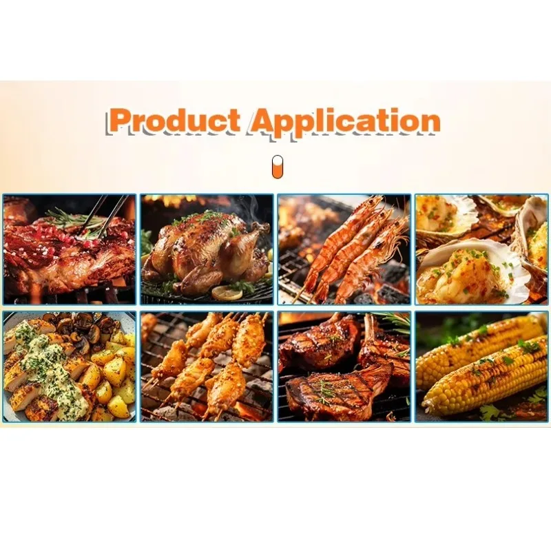 Multi-functional Commercial Kitchen Appliance Electric Heating Commercial Cooking Equipment Food Grade Coating Electric Grill
