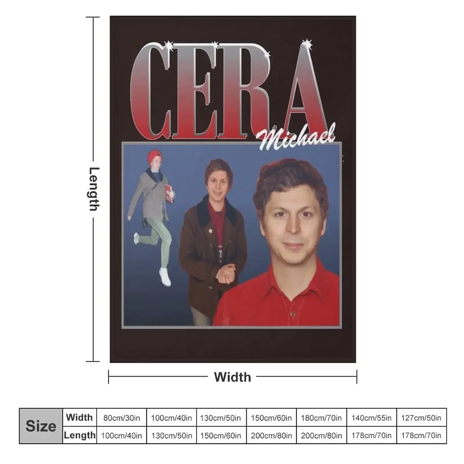 michael cera Classic T-Shirt Throw Blanket blankets and throws Thin Blankets