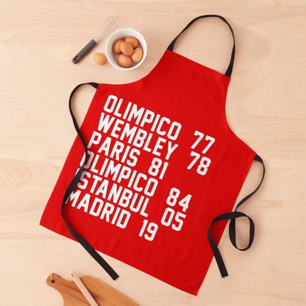 

6 Times Champions League Champions - LFC Apron Kitchen Front household woman Apron