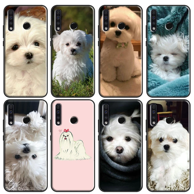 Maltese Dog Puppy Cute For Huawei Honor 10i 7C 7A 6C 4C Pro 8A 9A 6X 7X 8X 9X 7S 8S 9S 8 9 20 10X 10 Lite Case