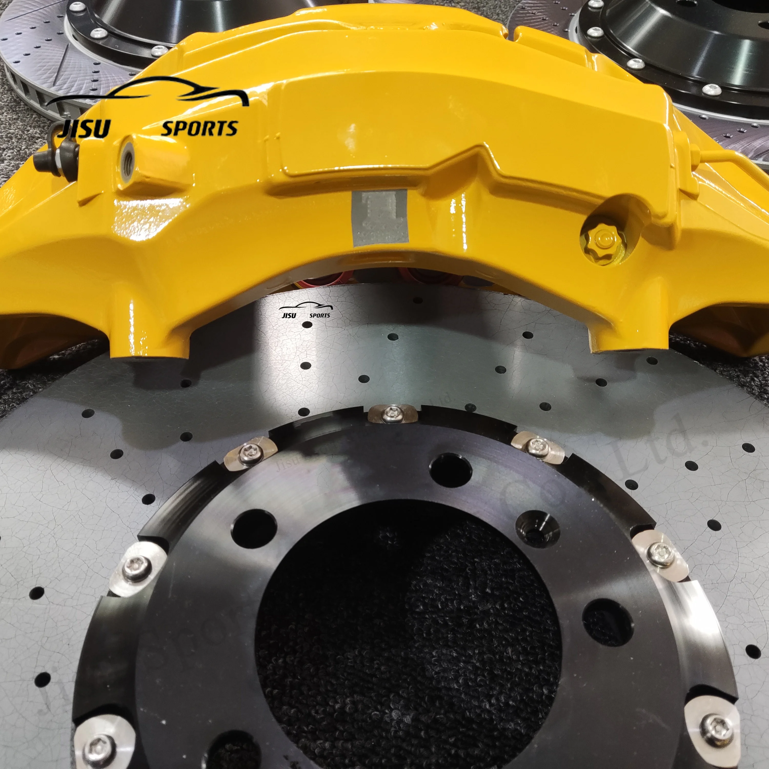 Modified 10 Pot Front 4 Piston Rear Car Brake Caliper 420/400mm Carbon Ceramic Disc Brake Rotor for Panamera 971 Cayenne