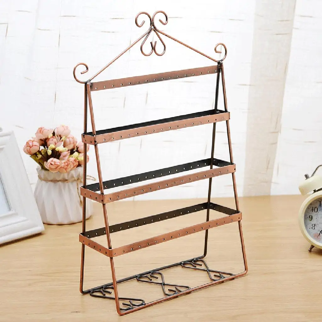 

Earring Organizer Jewelry Holder Display Rack Stand - Organize Studs, Dangle,