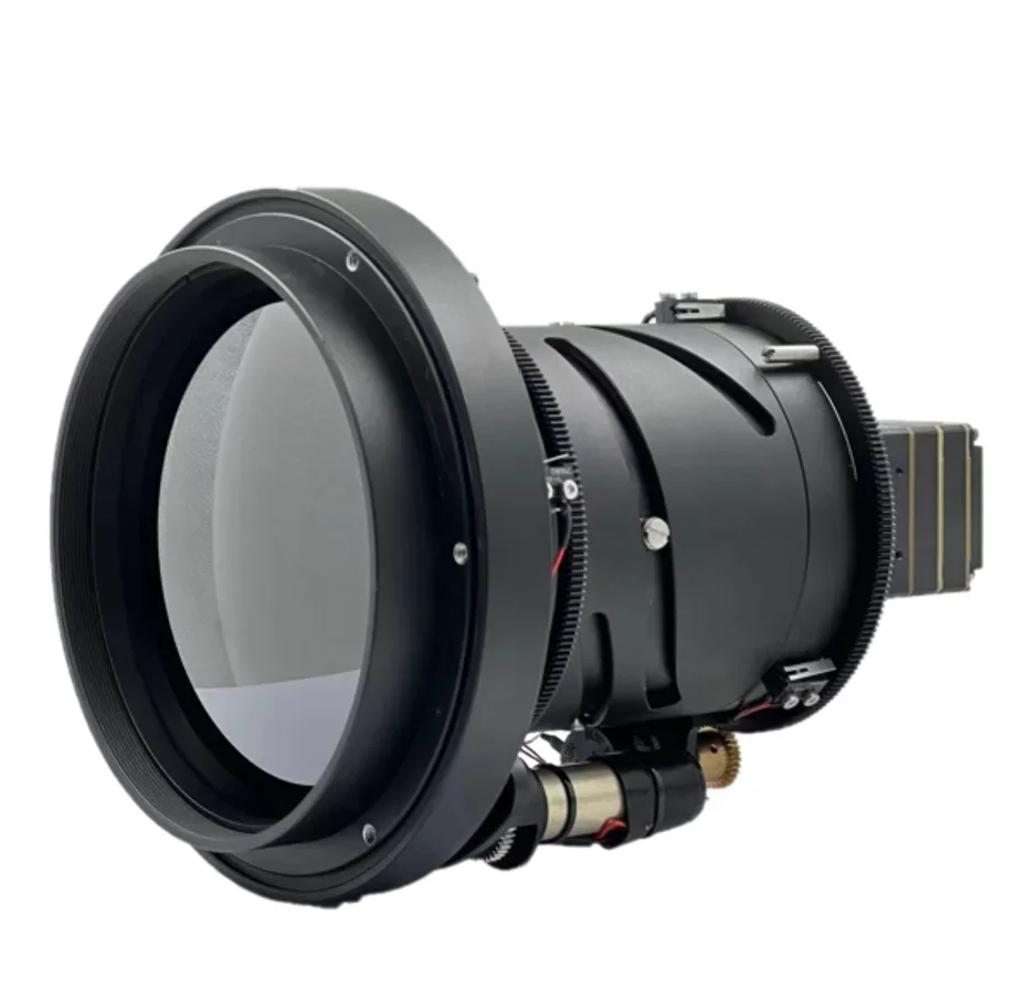 20 ~ 100 mm lange afstand 5x optische zoom IP 67 bewaking 640x512 ongekoelde infrarood IP thermische cameramodule