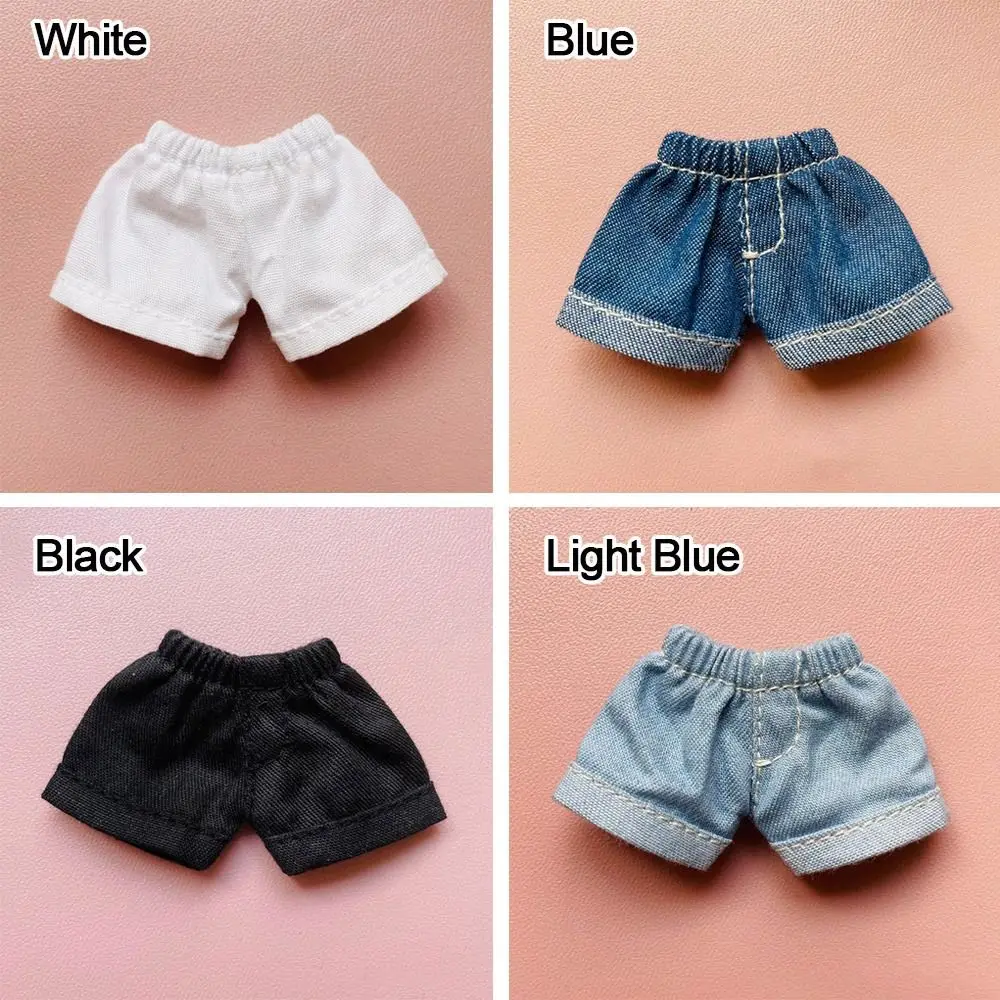 Para 1/12 bonecas bjd para 1/11ob11 bonecas usar shorts feitos à mão roupas jeans shorts