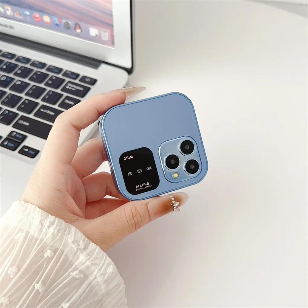 Small Foldable Mobile Phone Auto Call Record Speed Dial Dual SIM Card High Definition Rear Camera Flip Telephones Cellphones