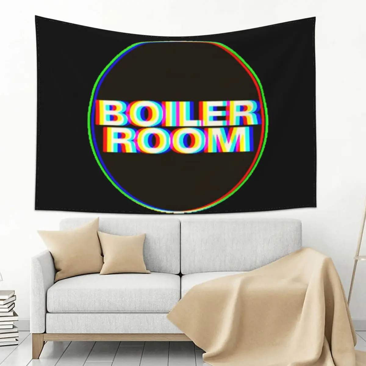 

Boiler Room Color Glitch II Tapestry