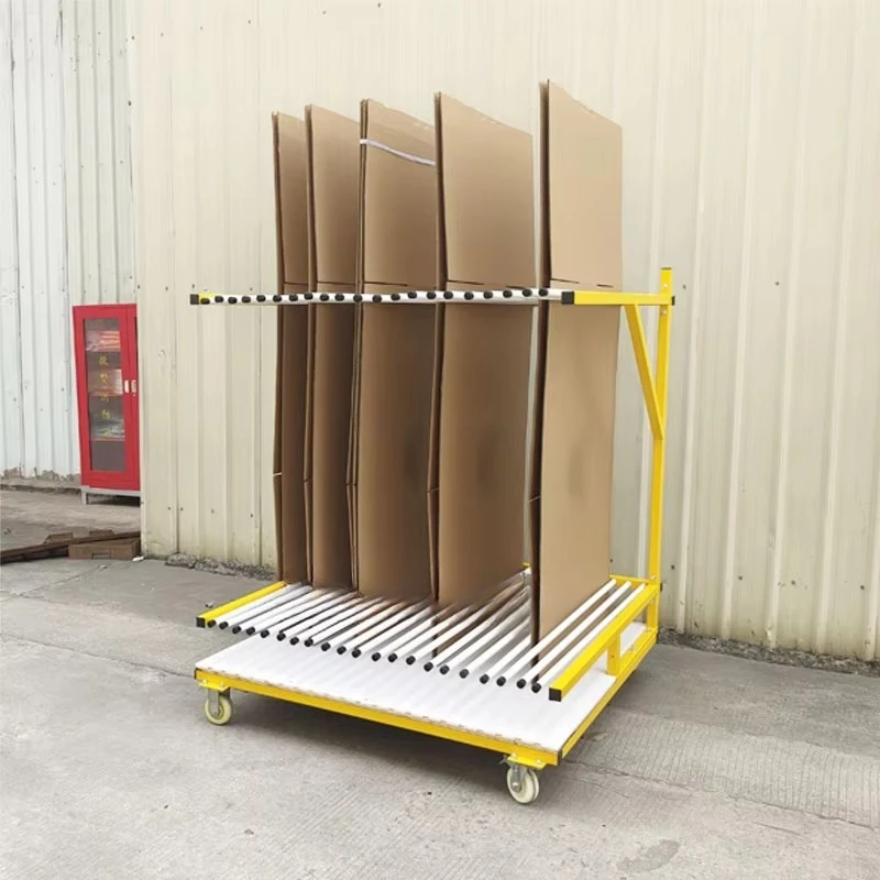 

1500mm Length Customized Wooden Board Curtain Wall Finished Product Transport And Storage Rack