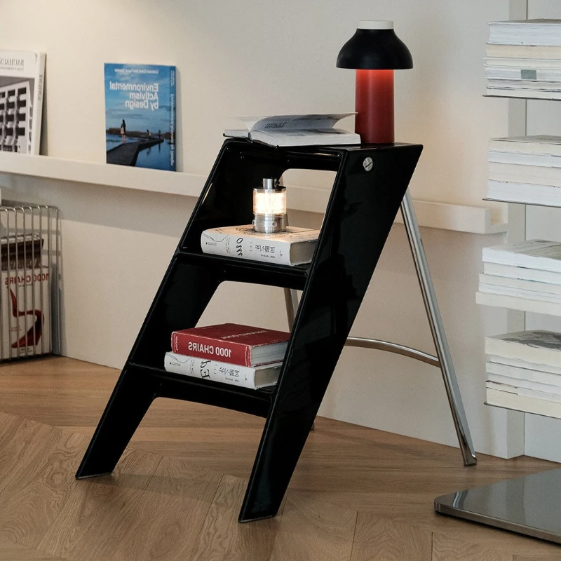 Nordic household ladder Indoor multi-functional three-step herringbone ladder Folding design escalón plegable kitchen furniture