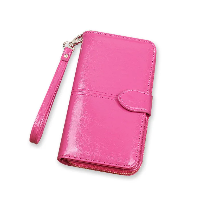 Luxury Women Wallets PU Leather Purse Prevent RFID Woman Multi-layer Card Long Ladies Wallet Phone Bag