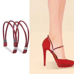 High Heels Shoes Band Anti-loose for Women Shoelaces Anti-drop Heel Straps Belt Elastic Fixed Belts