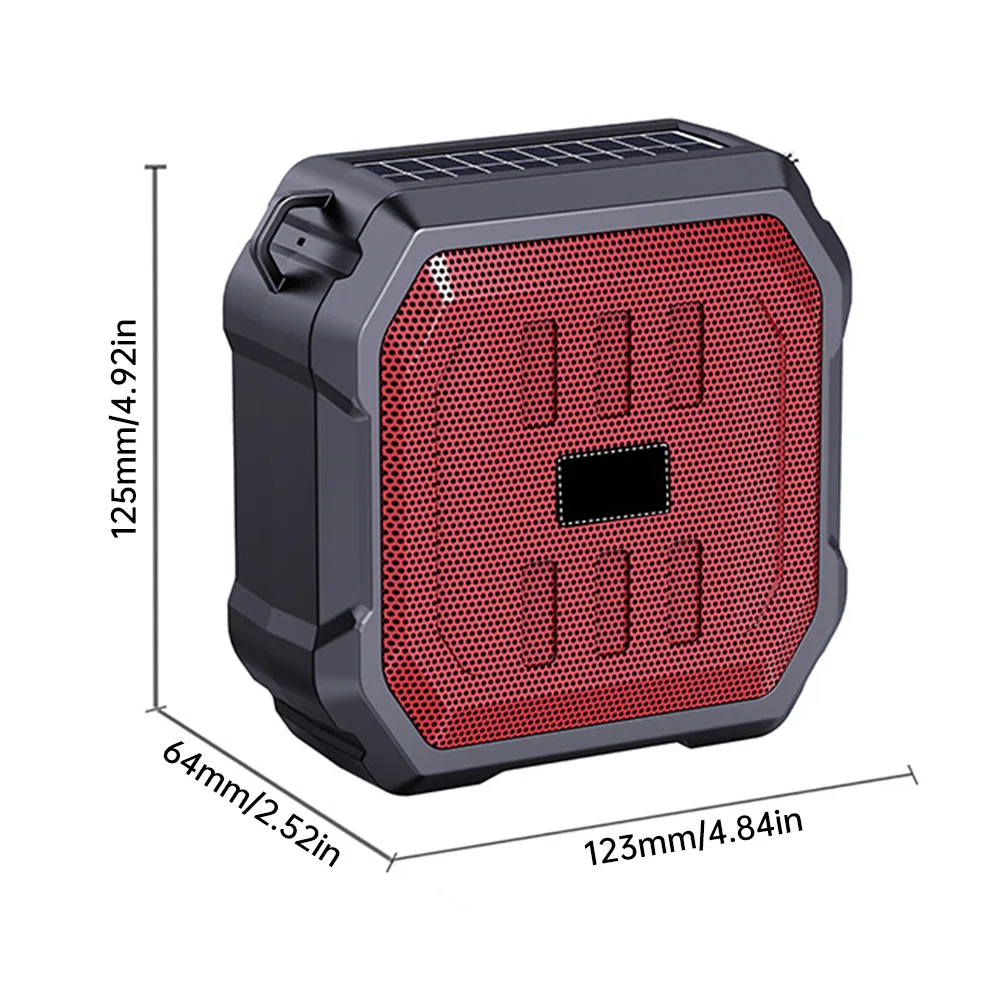 Altavoz compatible con Bluetooth para ciclismo, caja de sonido inalámbrica para exteriores, llamada manos libres, IPX5, resistente al agua, Subwoofer para ciclismo