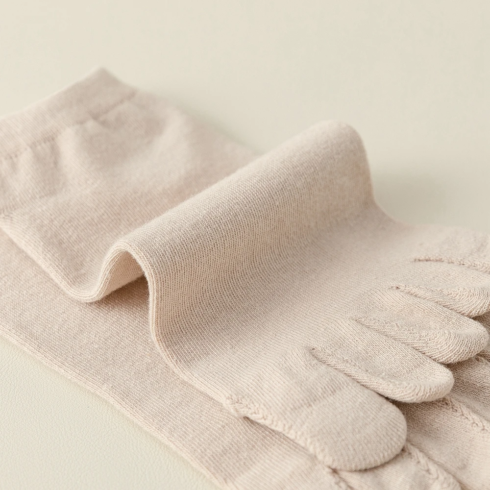 5 Pairs Women Five Finger Socks Toe Socks with Separate Fingers High Quality Cotton Women Ankle Socks Yoga Sports