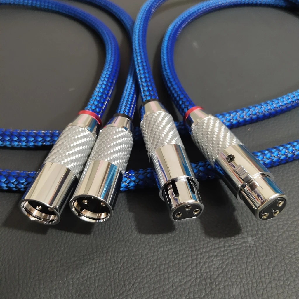 Hi-End FURUTECH DAS-4.1 Top-of-the-line XLR cable Alpha OCC conductor HiFi weapon with Silver-plated 3-pin balanced plug