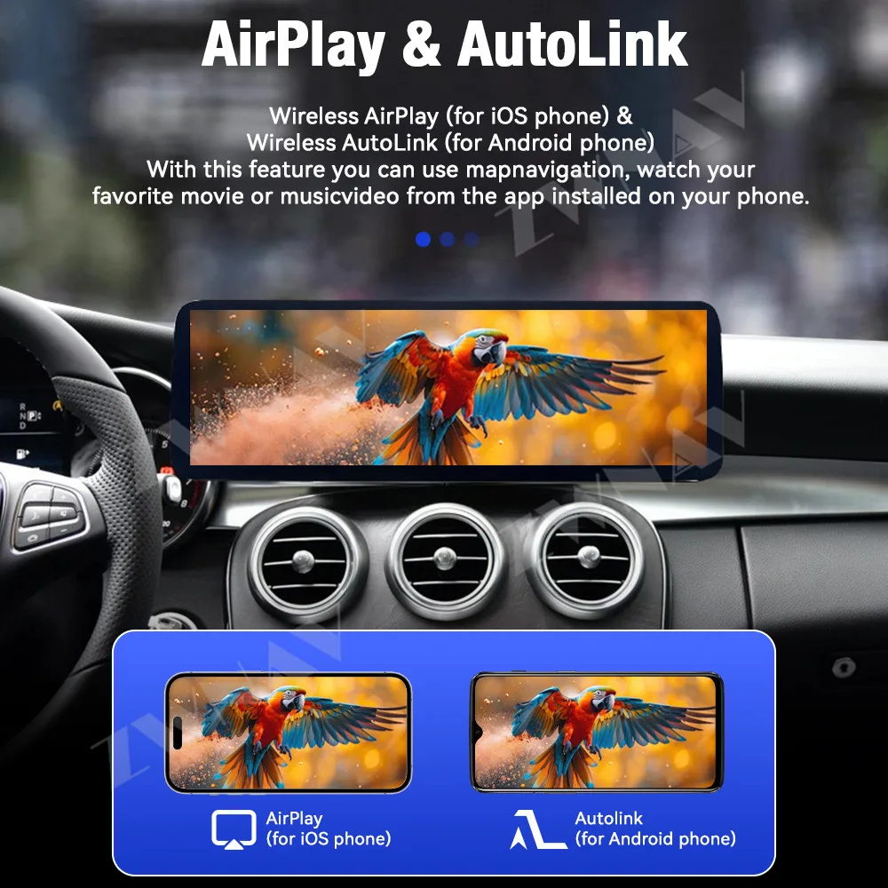 LINUX Car Player Head Unit For Mercedes-Benz C-Class/V-Class /X-Class /GLC  GPS Navi Steering Wheel Control Car Interior Upgrade