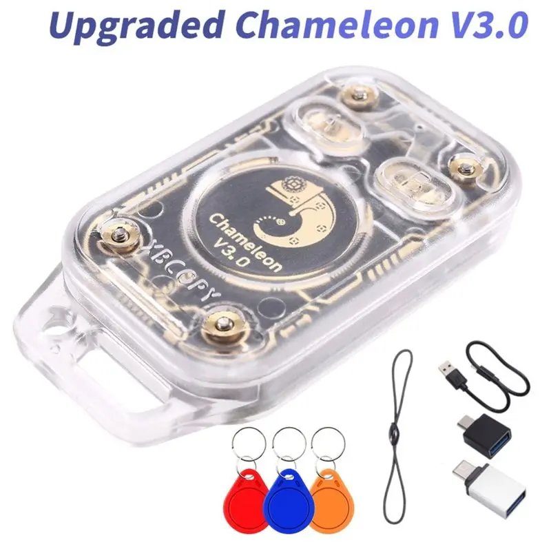 -[A51I Digital]Chameleon V3.0 Reader Writer RFID Smart Chip Reader+ 3XUID Keychain Smart Card Emulator ID IC 125K 13.56M Tag