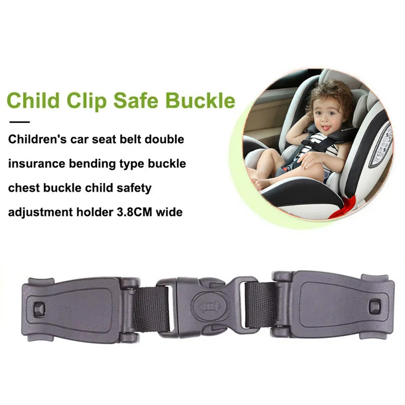 Durable Harness Chest Clip Safe Buckle Car Baby Safety Seat Strap Belt for Baby Kids Children Safety Strap 16cm Car Accessories