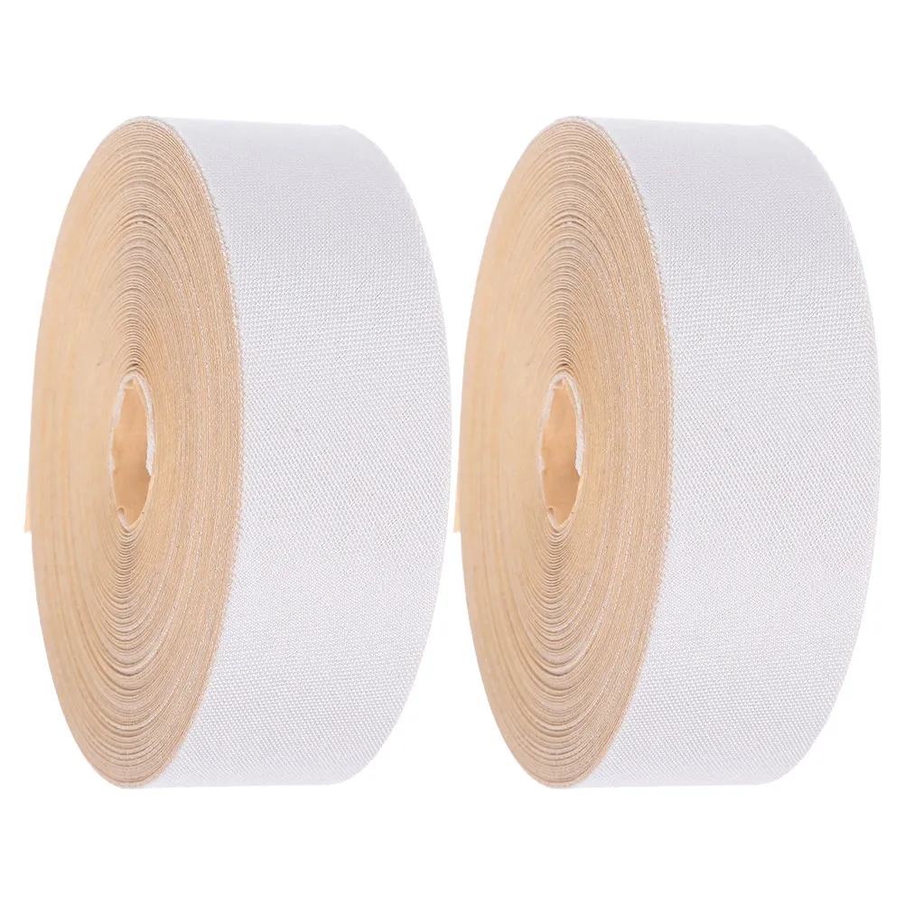 

2Pcs Lamp Shade Cloth Edging Strips Self Stick Fabric Tape for Shade Repair Rustproof Edging Accessory for Home Lighting
