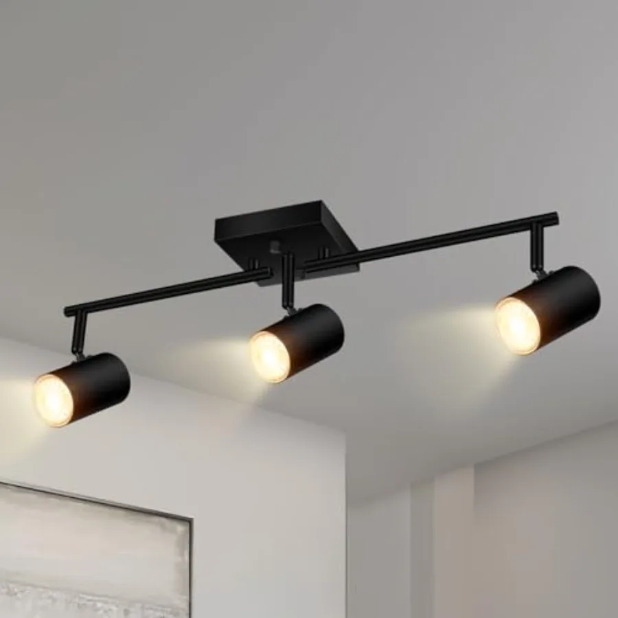 Track Lighting Fixtures Ceiling, Way ing Kit, LED Track Lighting with Rotatable Light Heads, Modern Ceiling Spot Lighting for K view 2