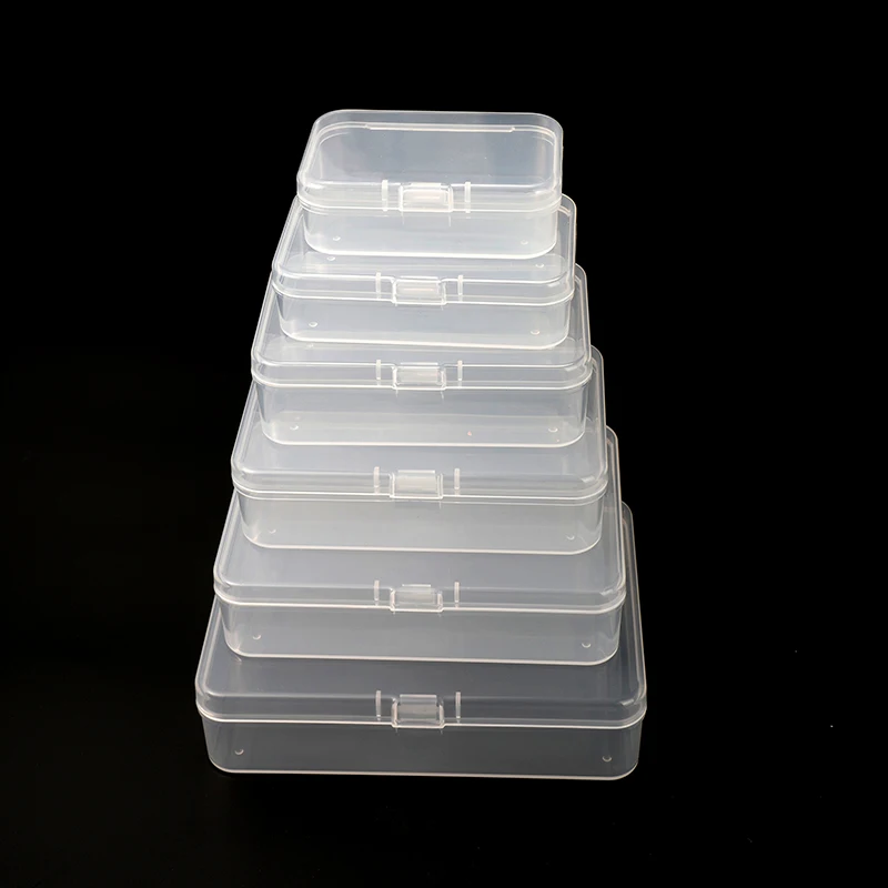 

Translucent Storage Organizer Plastic Storage Box Packing Case Rectangular Container Organizer Boxes For Kitchen Bathroom