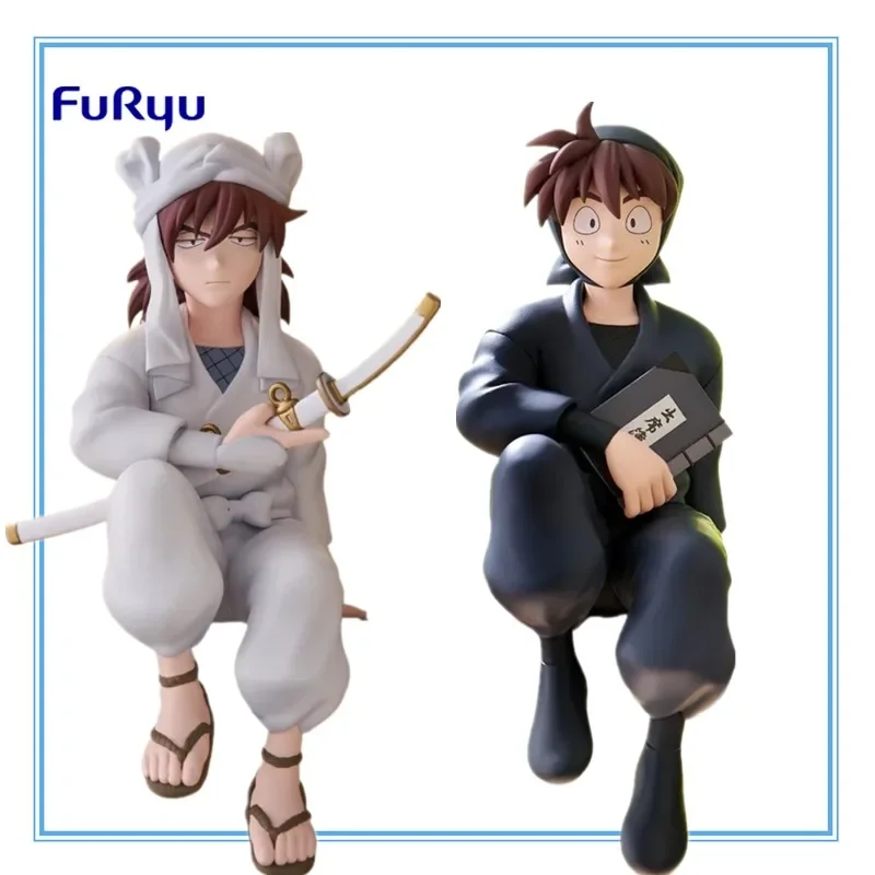 В наличии: Оригинальная коллекционная фигурка FuRyu Nintama Rantaro Doi Hansuke, модель аниме-персонажа, украшение для рабочего стола, игрушка, праздничный подарок