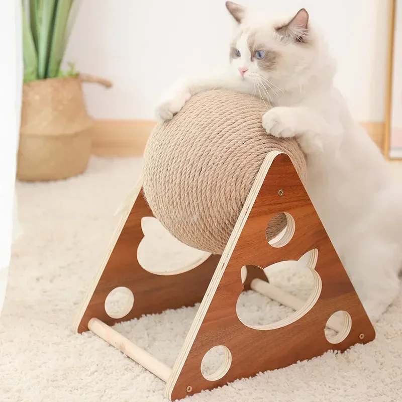 

Cat scratching board vertical cat scratch ball wear-resistant and boring, no dandruff and wear-resistant cat scratching ball