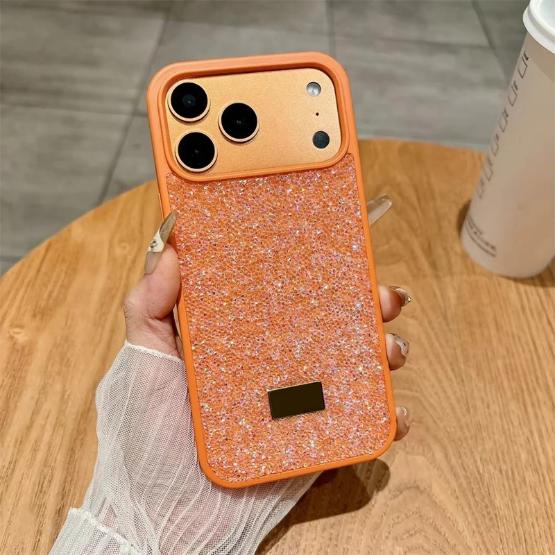 Luksusowe etui na telefon z cyrkoniami i diamentami do iPhone 11 12 13 14 15 16 17 18 Pro Max Plus, błyszcząca, odporna na wstrząsy, ochronna obudowa. — zdjęcie produktu 4