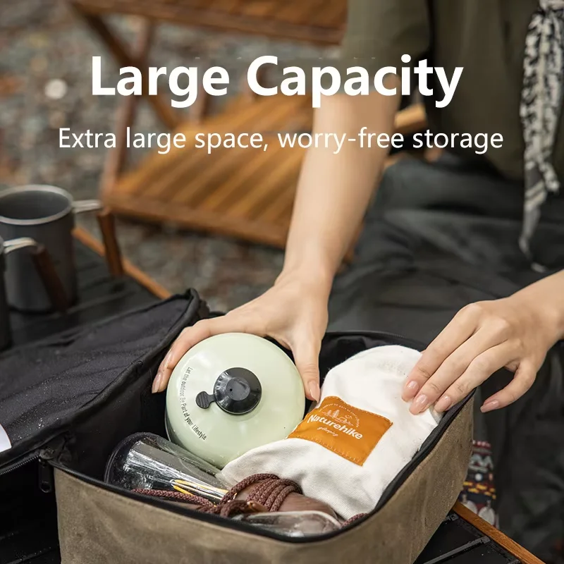 Naturehike Camping Storage Bag Portable Multi-functional Handbag Stove Storage Box Travel Hiking Picnic Sundry Organiser