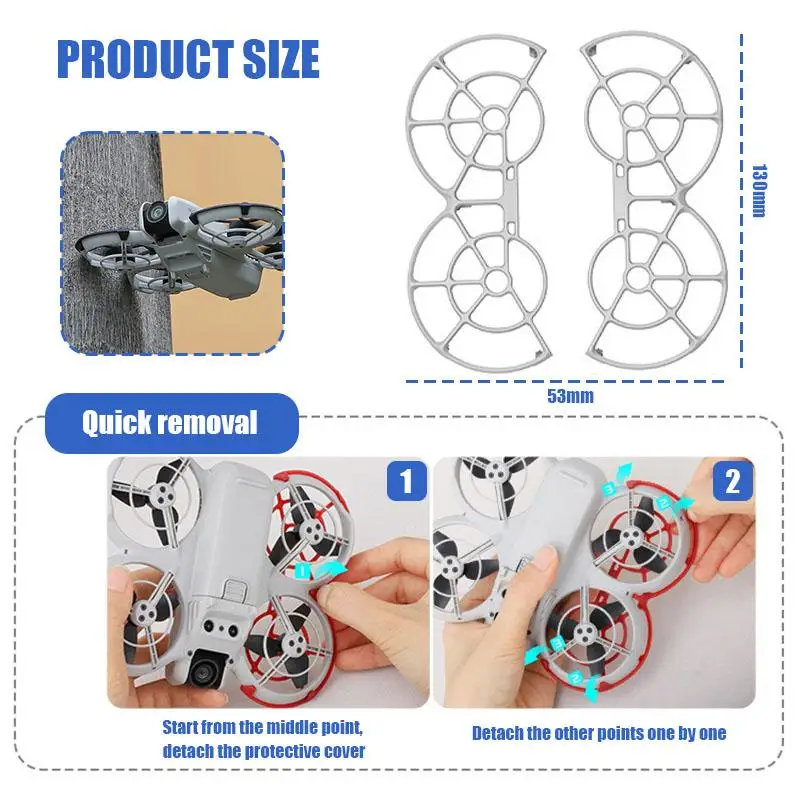Volodymyr for DJI NEO Anti-collision Protector Bumper Bar Propeller Guard Anti-drop Protection Ring for DJI NEO Drone Accessory