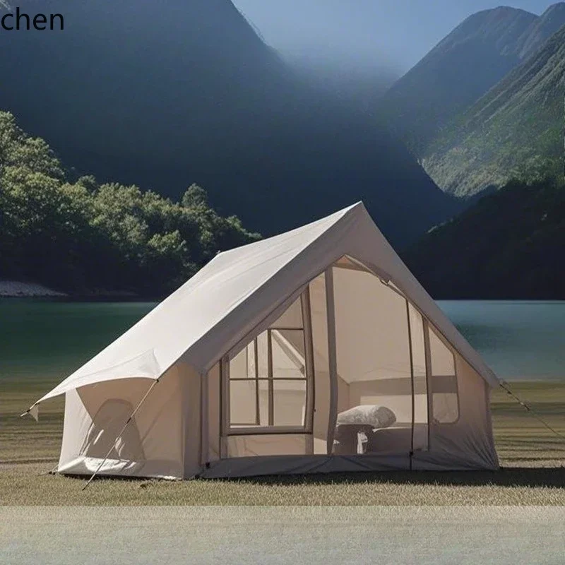 outdoor automatic quick-open camping inflatable tent large space thickened Oxford cloth wild camping