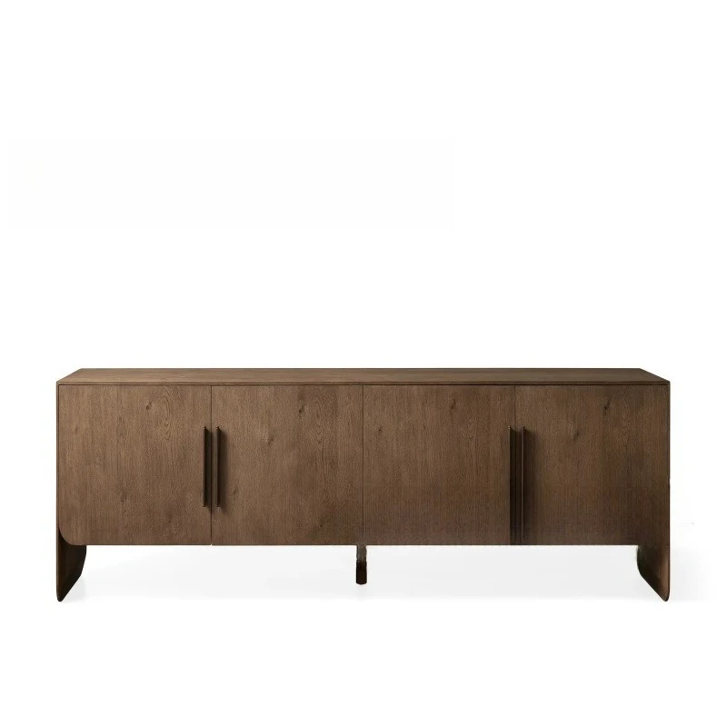 TV cabinet modern simple living room, retro floor cabinet