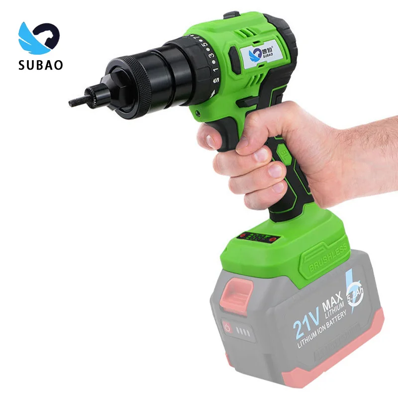 

SUBAO S88 Intelligent digital display rivet gun (no battery) Brushless automatic rivet nut gun For M3-M6 nuts