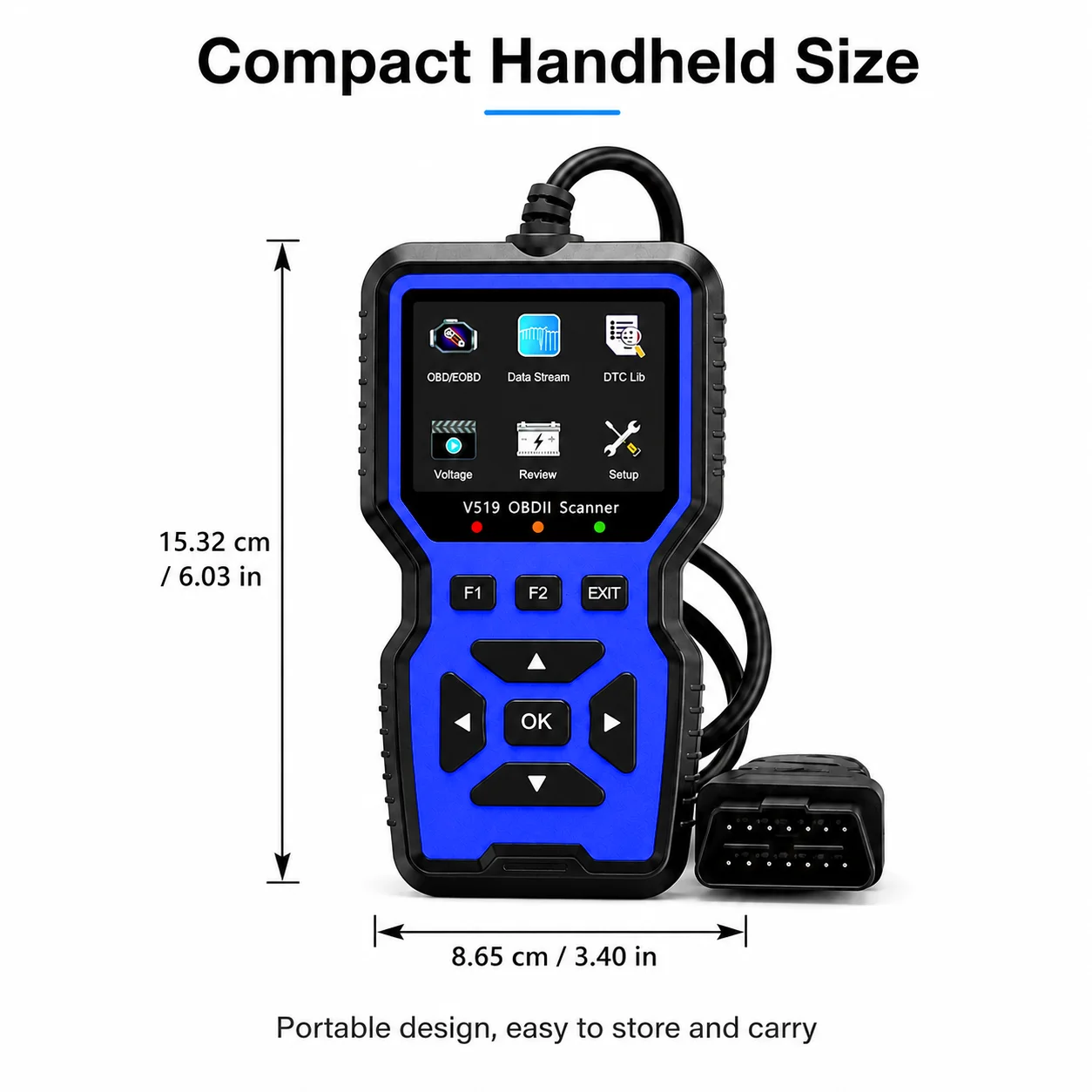 New Professional OBD2 Scanner Full Function Car Diagnostic Tool Engine Fault Code Reader with Reset Function Mode 6/8 Support EO