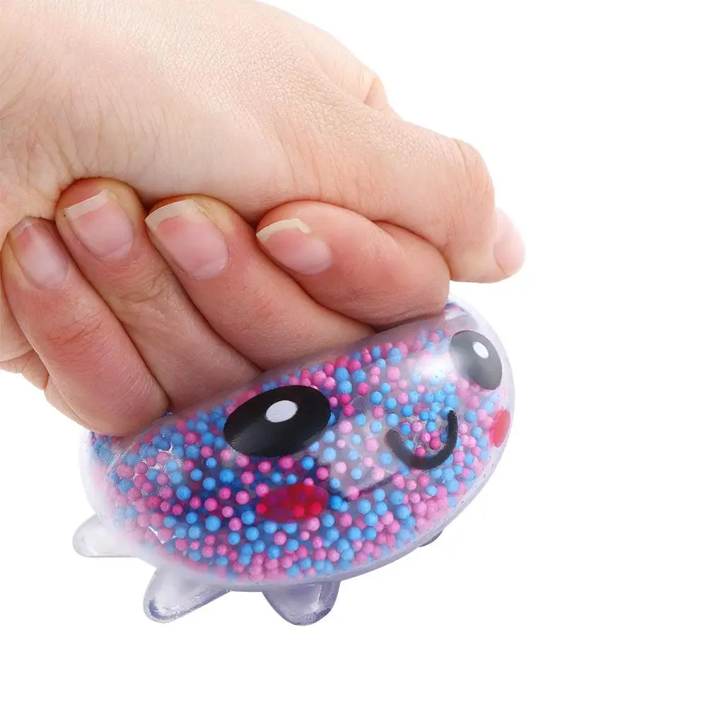 Giocattolo regalo di natale giocattolo antistress regalo per bambini Squid Vent Ball Squeeze Toy incandescente Octopus Toy Octopus Ball